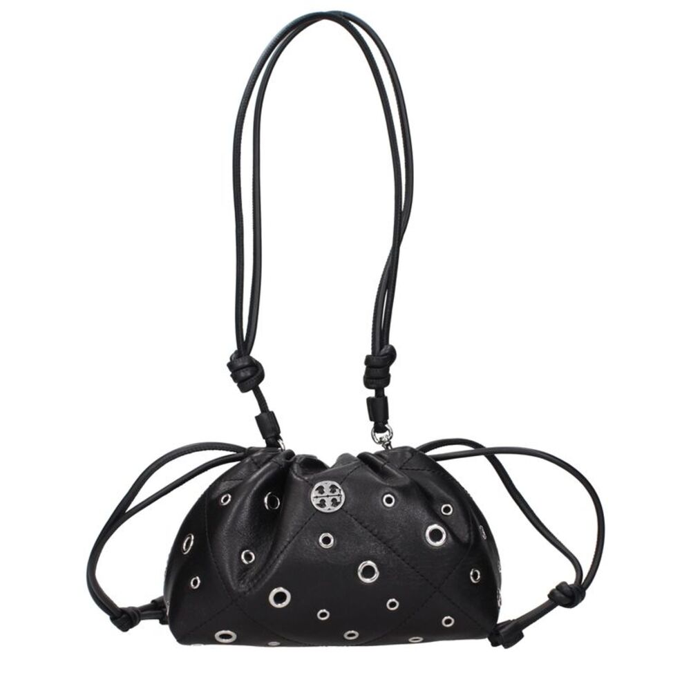 Tory Burch Black Leather Shoulder Women's Bag